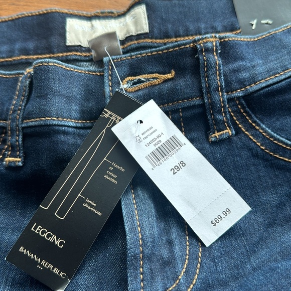 NWT Banana Republic Blue jean legging size 29/8 - Picture 11 of 12